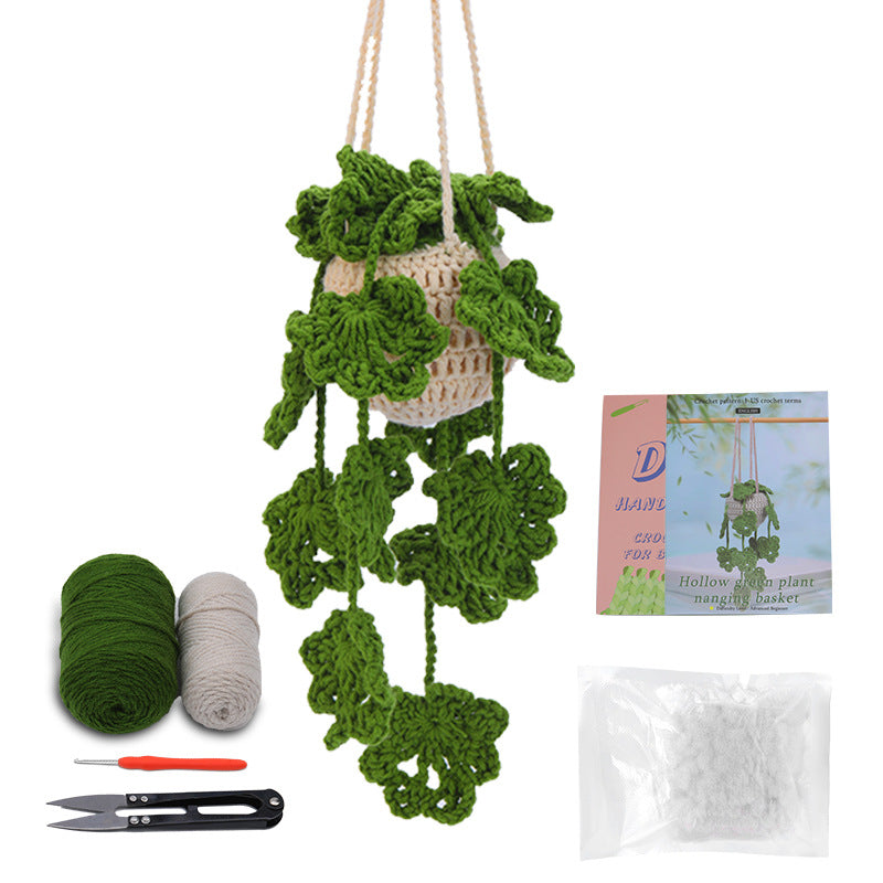 DIY Crochet Kit – Decorative Plant Pendant