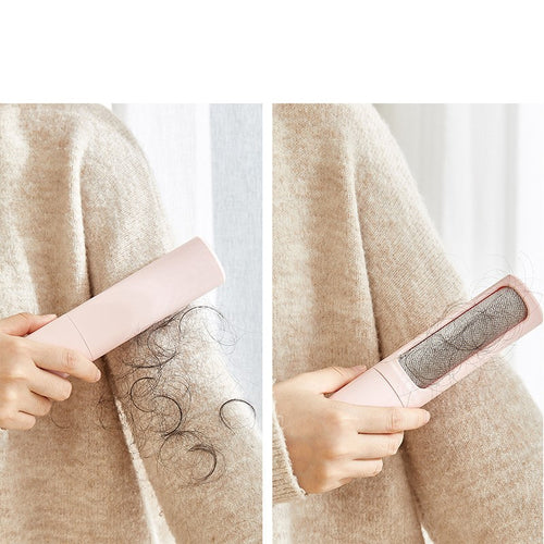 2-in-1 Pet Hair Remover Tool – Effective, Reusable Brush for Fur & Dust