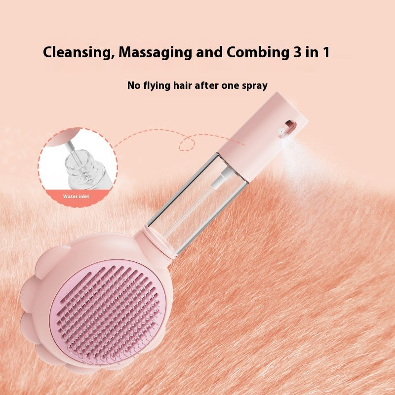 2-in-1 Spray & Brush – Smart Grooming Tool for Shiny, Shed-Free Coats