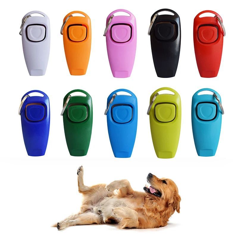 2-in-1 Pet Training Clicker with Whistle