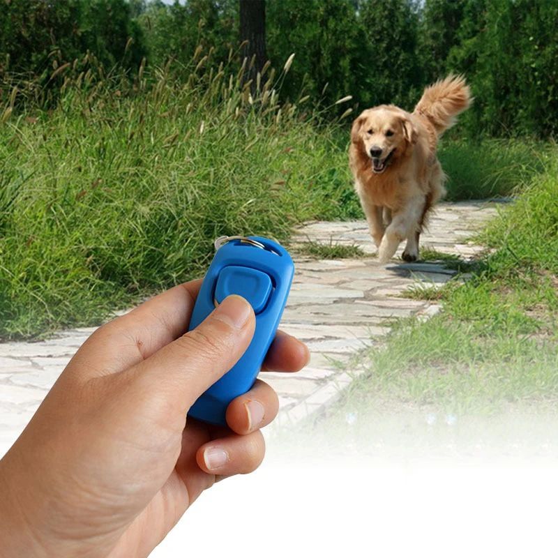2-in-1 Pet Training Clicker with Whistle