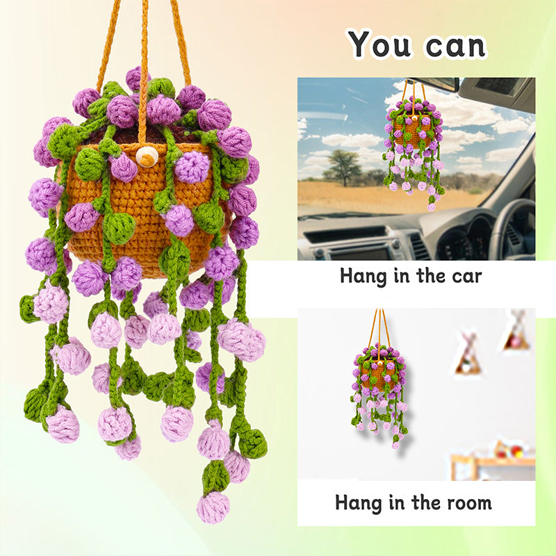 DIY Crochet Kit – Decorative Plant Pendant