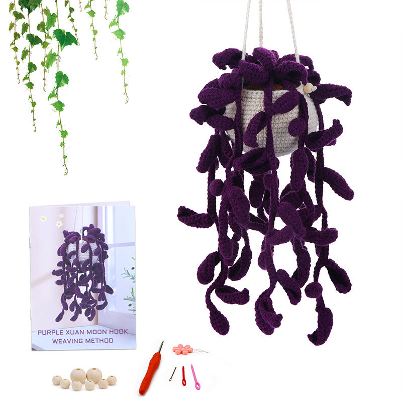DIY Crochet Kit – Decorative Plant Pendant
