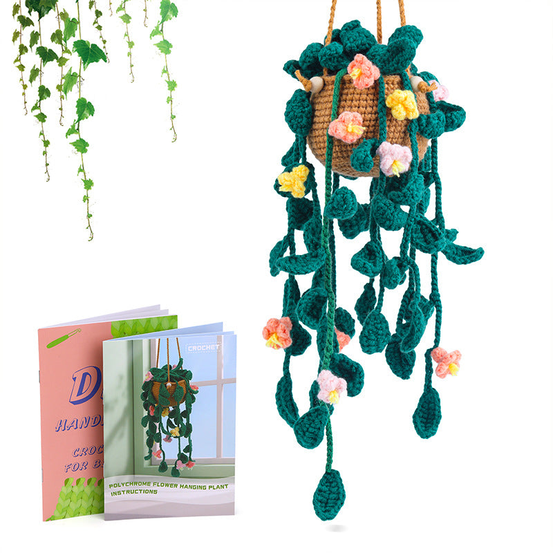 DIY Crochet Kit – Decorative Plant Pendant