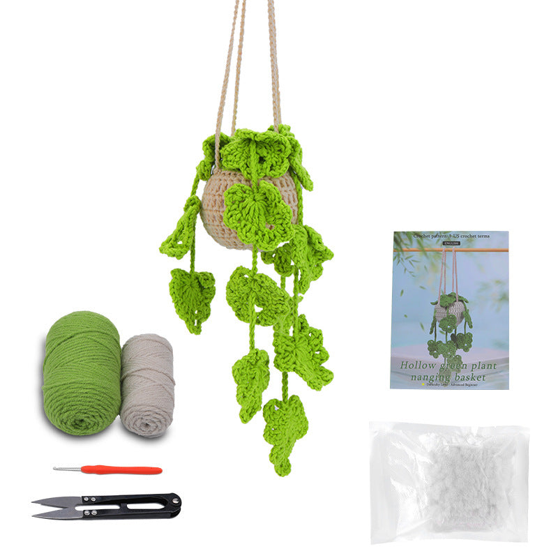 DIY Crochet Kit – Decorative Plant Pendant