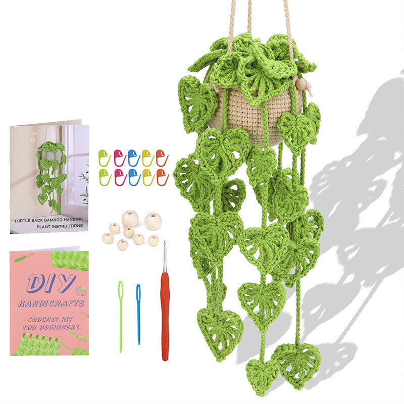 DIY Crochet Kit – Decorative Plant Pendant