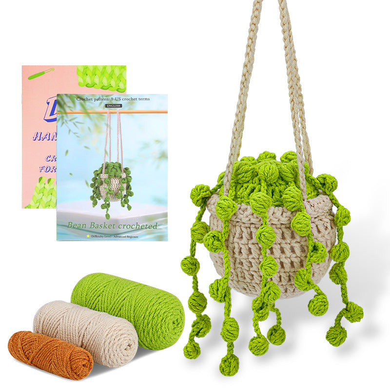 DIY Crochet Kit – Decorative Plant Pendant