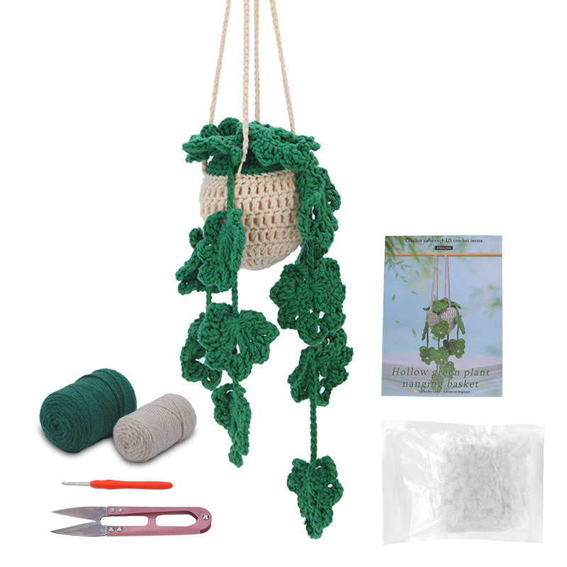 DIY Crochet Kit – Decorative Plant Pendant