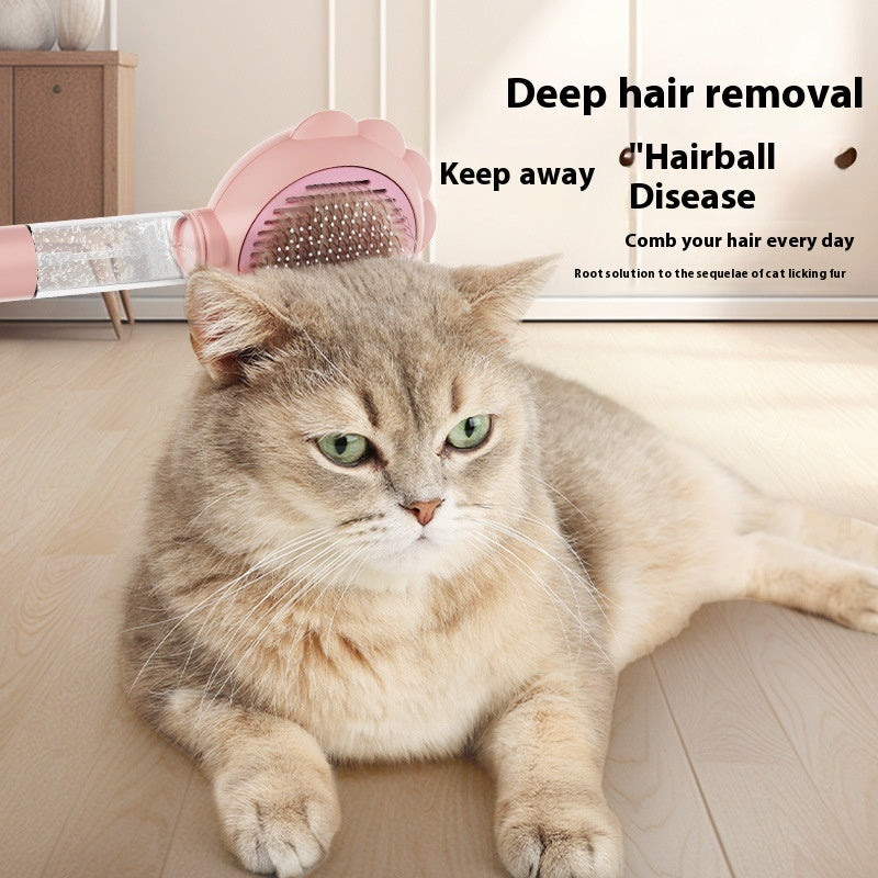 2-in-1 Spray & Brush – Smart Grooming Tool for Shiny, Shed-Free Coats