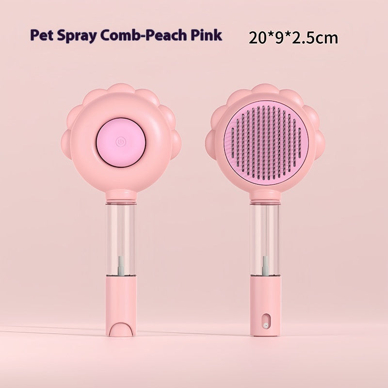 2-in-1 Spray & Brush – Smart Grooming Tool for Shiny, Shed-Free Coats